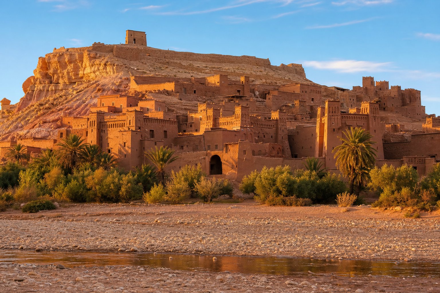 Ksar d'Aït-Ben-Haddou classé UNESCO près de Ouarzazate